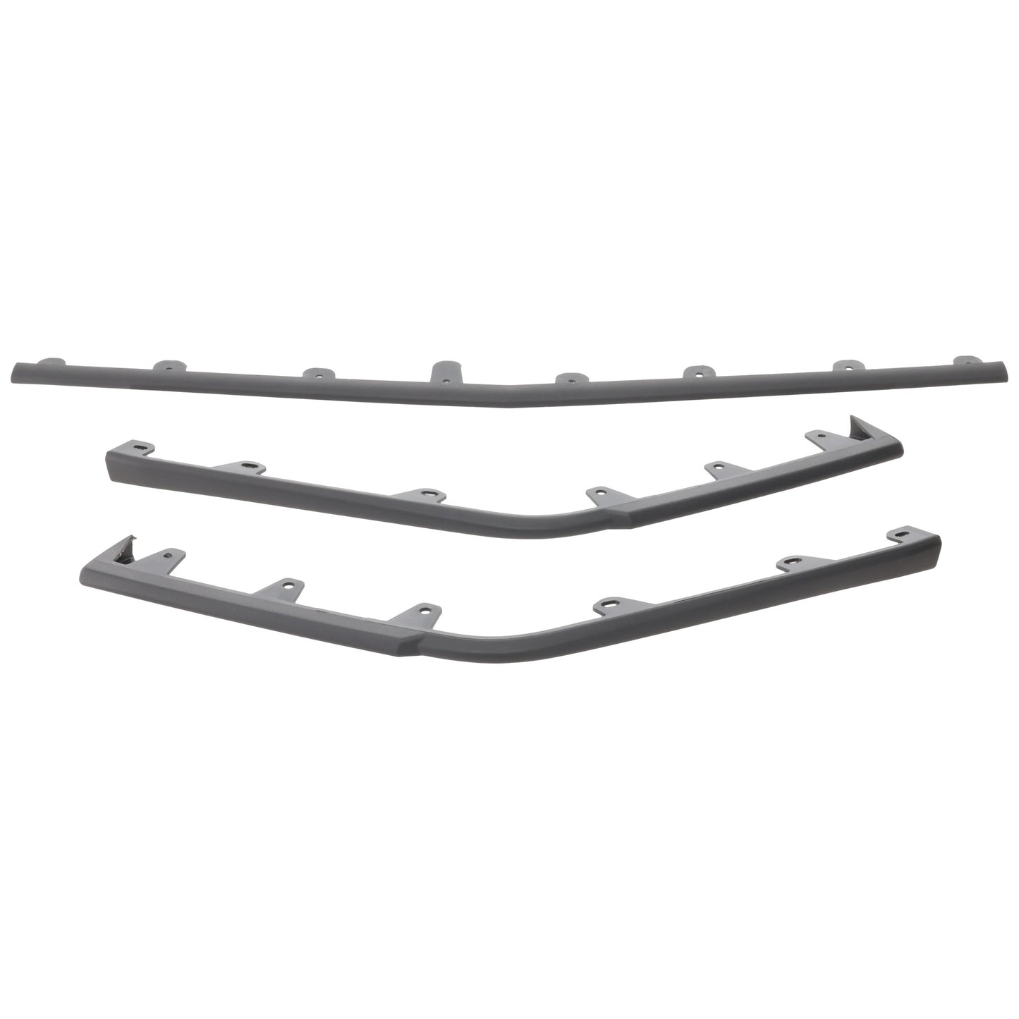 Front, Driver or Passenger Side Bumper Trim, Gray, V Model