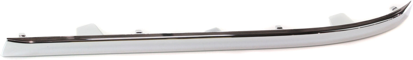 Rear, Passenger Side Bumper Trim, Chrome