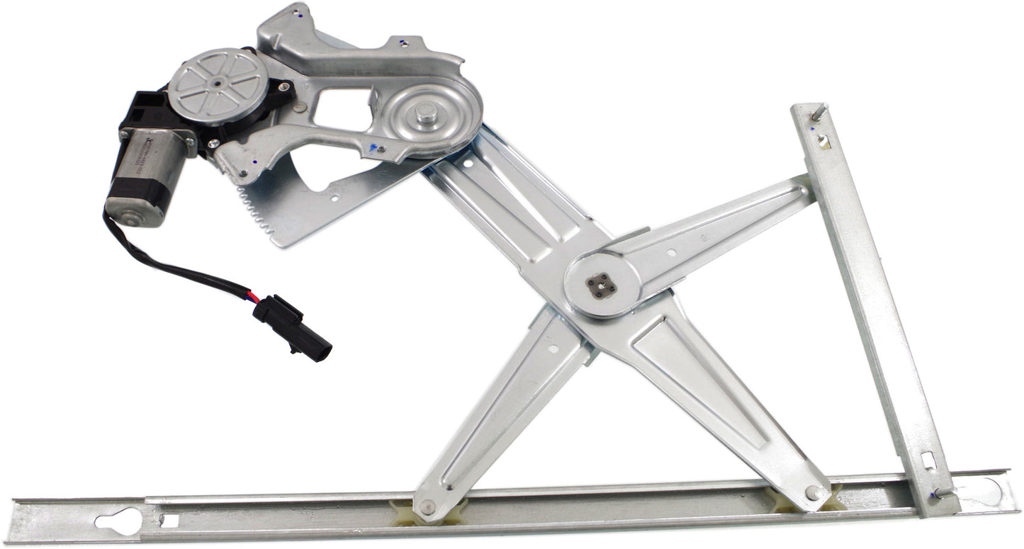 Front, Passenger Side Power Window Regulator, With Motor