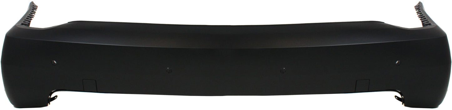 Накладка на задний бампер с грунтовкой и отверстиями для отражателей