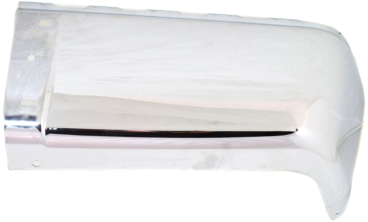 Задний бампер со стороны пассажира, хромированная сталь