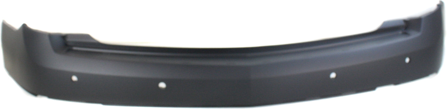 Rear, Upper Primed Bumper Cover, With Parking Aid Sensor Holes, CAPA CERTIFIED