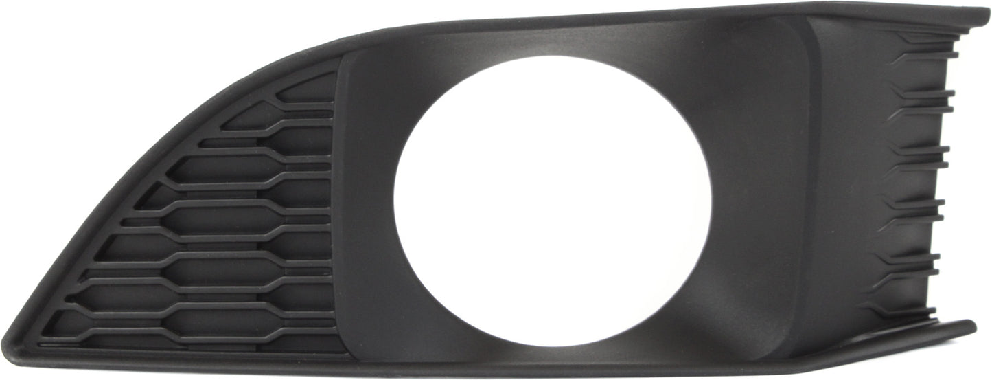 Front, Passenger Side Fog Light Trim, Textured Black, With Adaptive Cruise Control, R/T/SE/SXT Models
