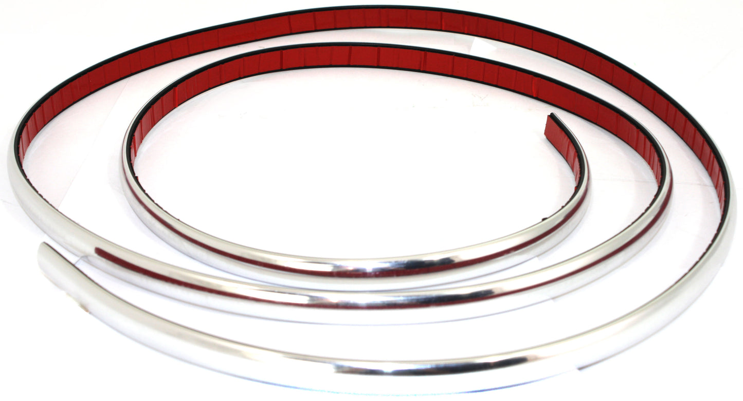 Front, Driver or Passenger Side Bumper Trim, Chrome, 8 Cyl., 4.6L Engine