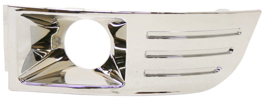 Front, Driver Side Fog Light Trim, Chrome