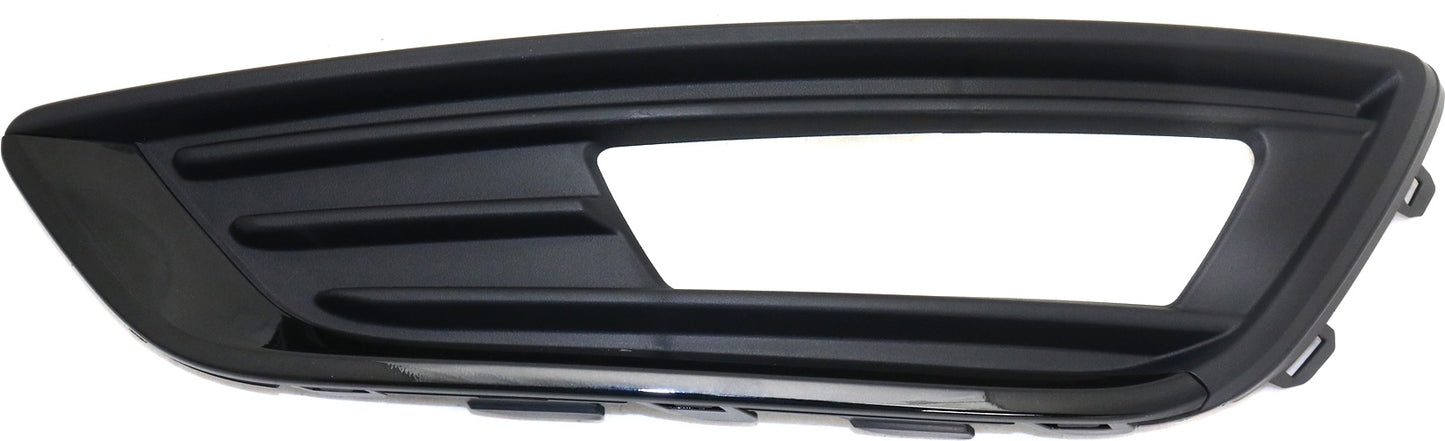 Front, Driver Side Fog Light Trim, Textured Black, with Sport Package, SE Model