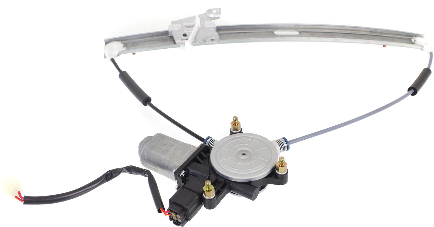 Front, Passenger Side Power Window Regulator, With Motor