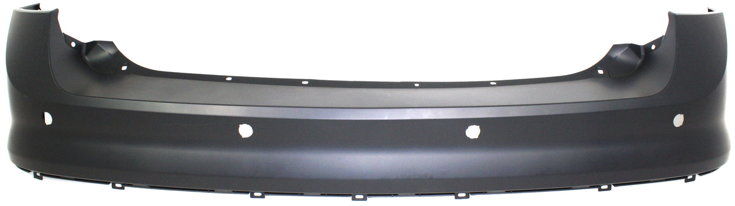 Задняя верхняя грунтованная накладка бампера, 6-цилиндровый двигатель 3,5 л, с отверстиями для датчиков парковки