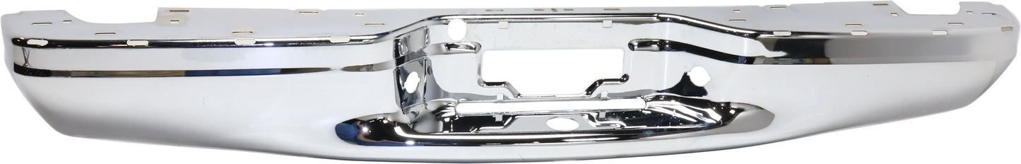 Rear Bumper, Chrome, Without Mounting Brackets