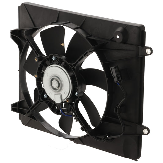 A/C Condenser Fan - Passenger side Fan Blade, Motor and Shroud, 4 Cyl., 2.4L Engine