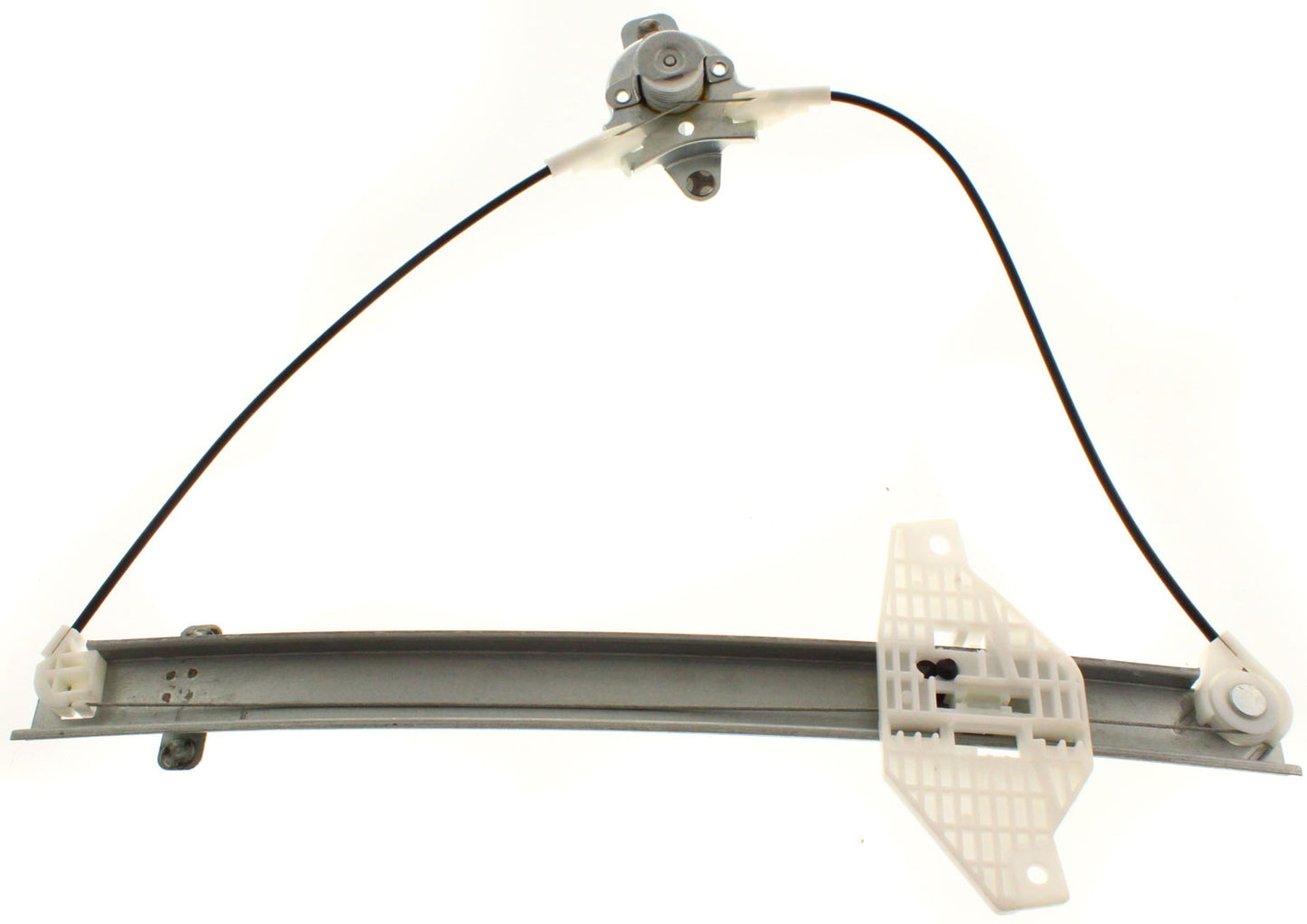 Front, Driver Side Manual Window Regulator, Hand-Crank Type