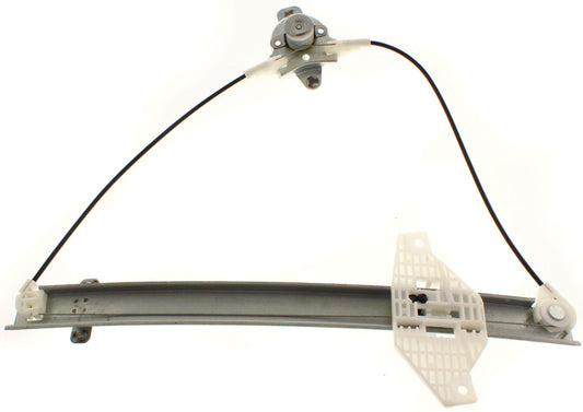 Front, Driver Side Manual Window Regulator, Hand-Crank Type