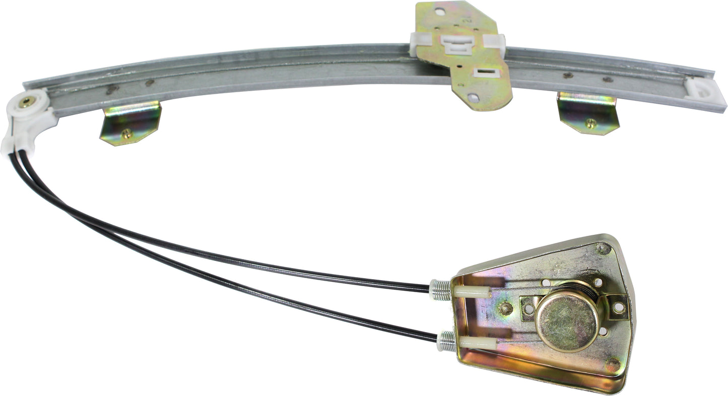 Front, Driver Side Manual Window Regulator, Hand-Crank Type