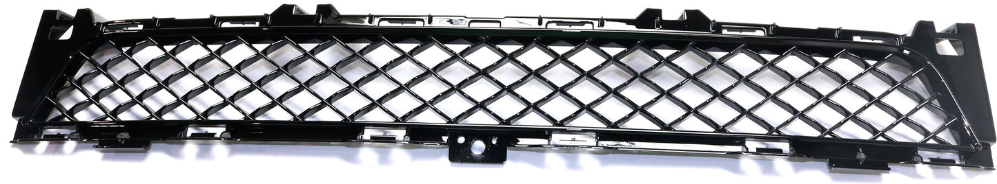 Front, Center Bumper Grille, Black
