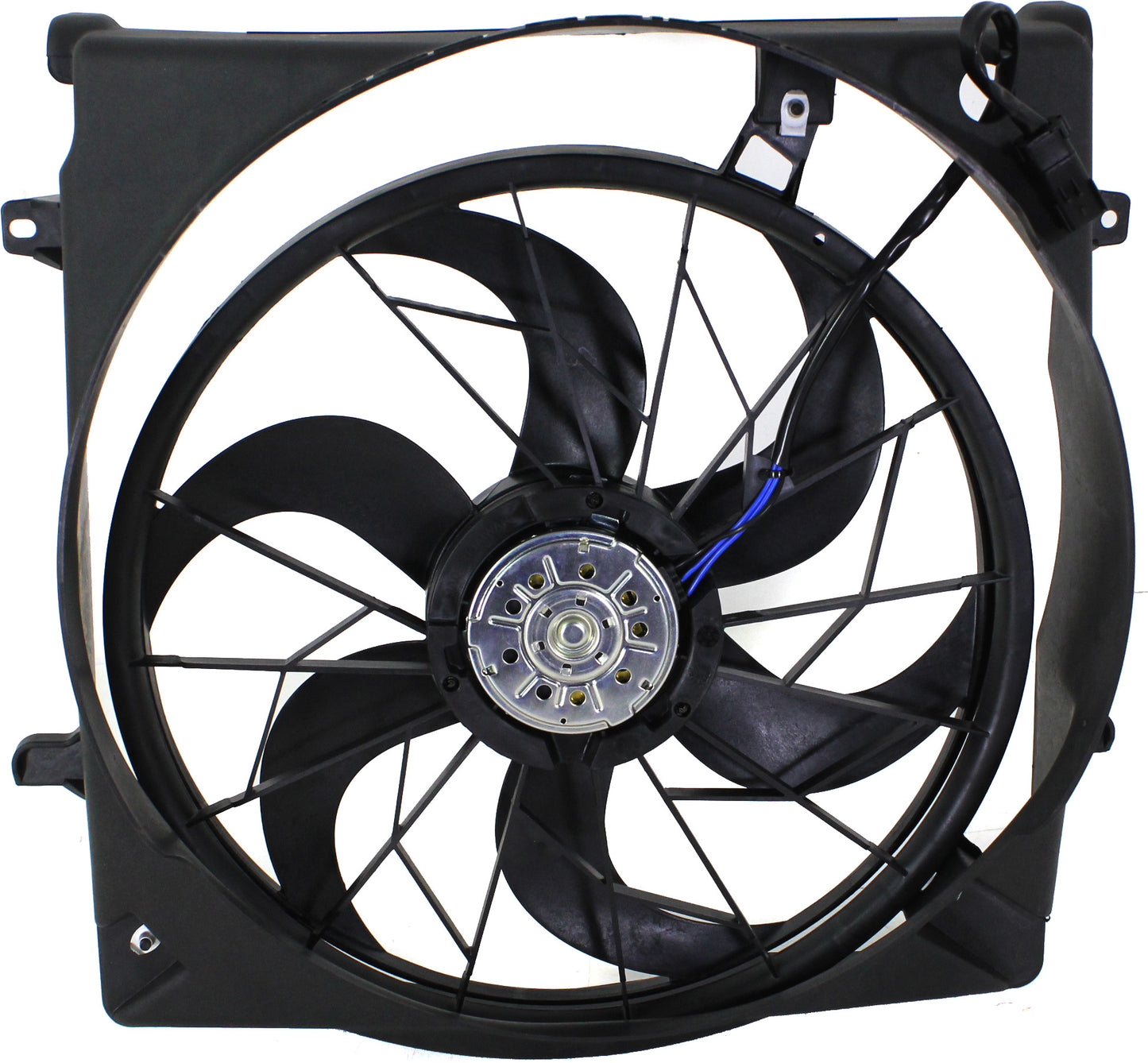 Radiator Fan - Fan Blade, Motor and Shroud, 6 Cyl., 3.7L Engine