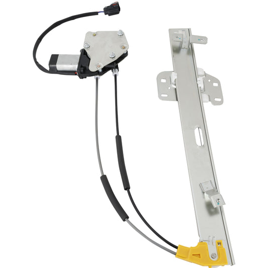 Front, Driver Side Window Regulator, Power, 4-Door Models