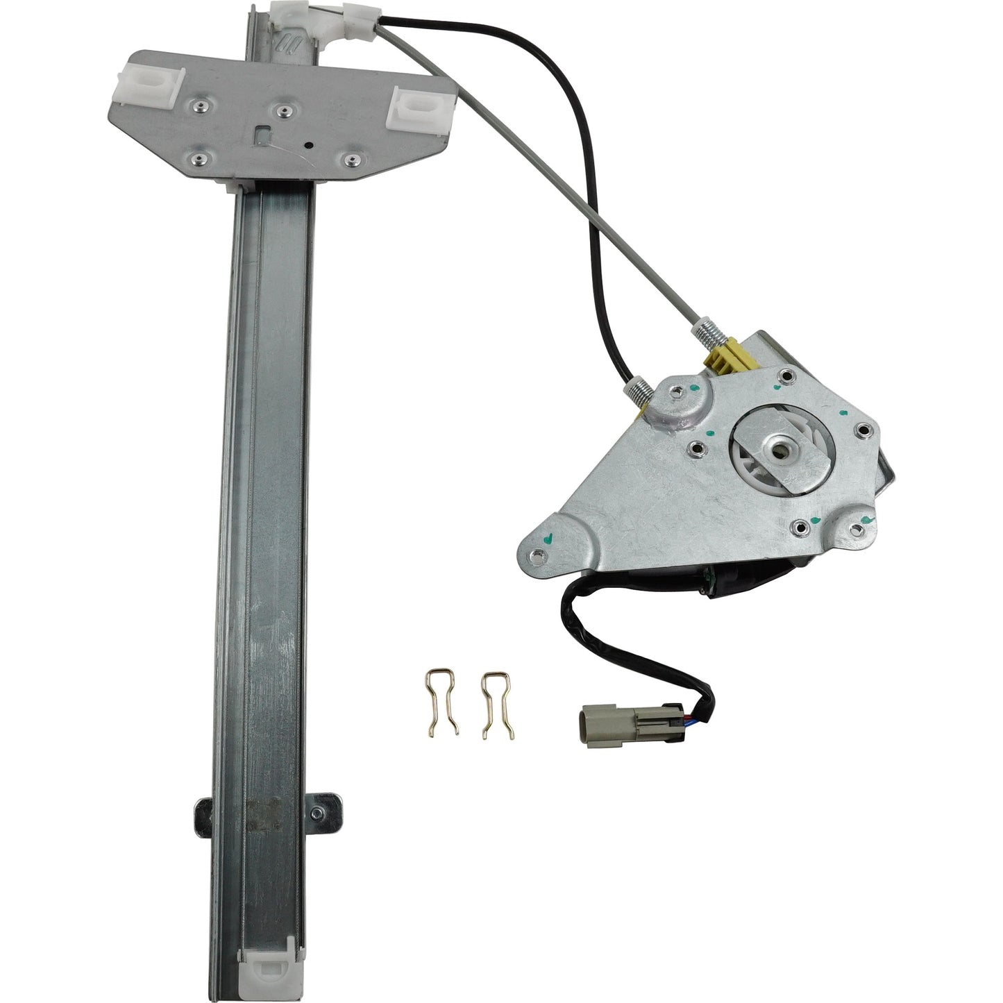 Front, Passenger Side Window Regulator, Power, Ball Stud Style