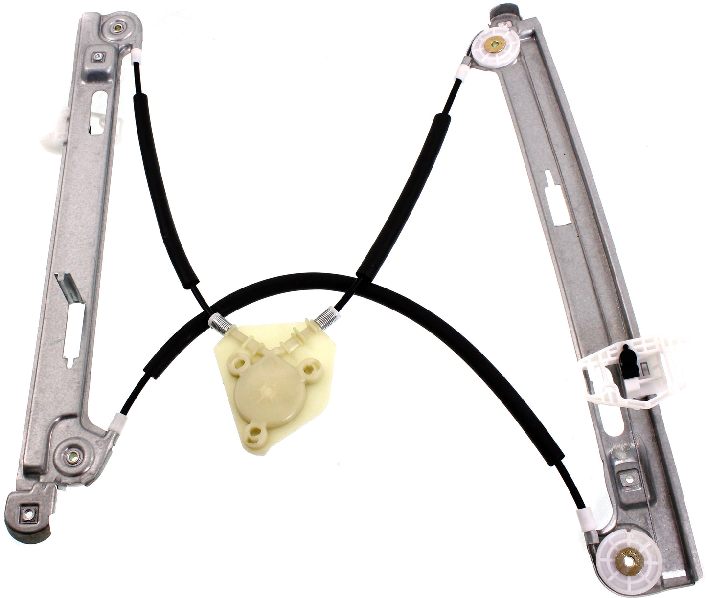 Front, Passenger Side Manual Window Regulator, Hand-Crank Type