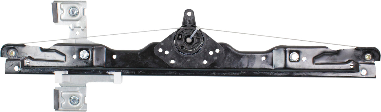 Rear, Driver Side Power Window Regulator, Without Motor