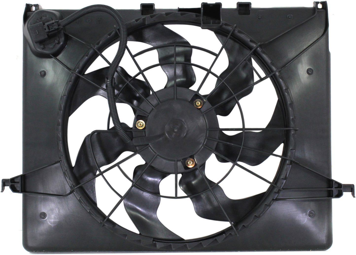 Radiator Fan - Fan Blade, Motor and Shroud, 4 Cyl., 2.0L Engine