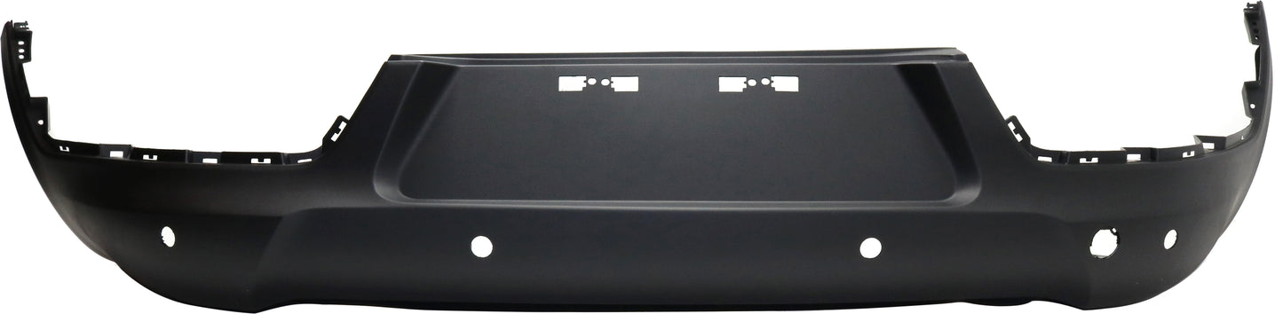 Rear Textured Bumper Cover, 4 Cyl., 2.4L Engine, With Parking Aid Sensor Holes, CAPA Certified