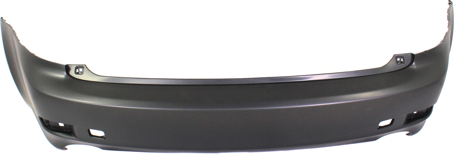 Накладка на задний бампер, грунтованная, базовая модель, седан, без отверстий под датчики парковки, для моделей без системы предаварийной помощи