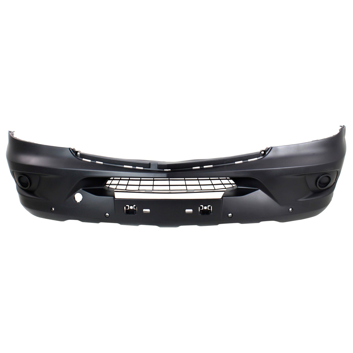 Front Textured Bumper Cover, With Parking Aid Sensor Holes, Without Collision Warning, Headlight Washer and Fog Light Holes, CAPA CERTIFIED