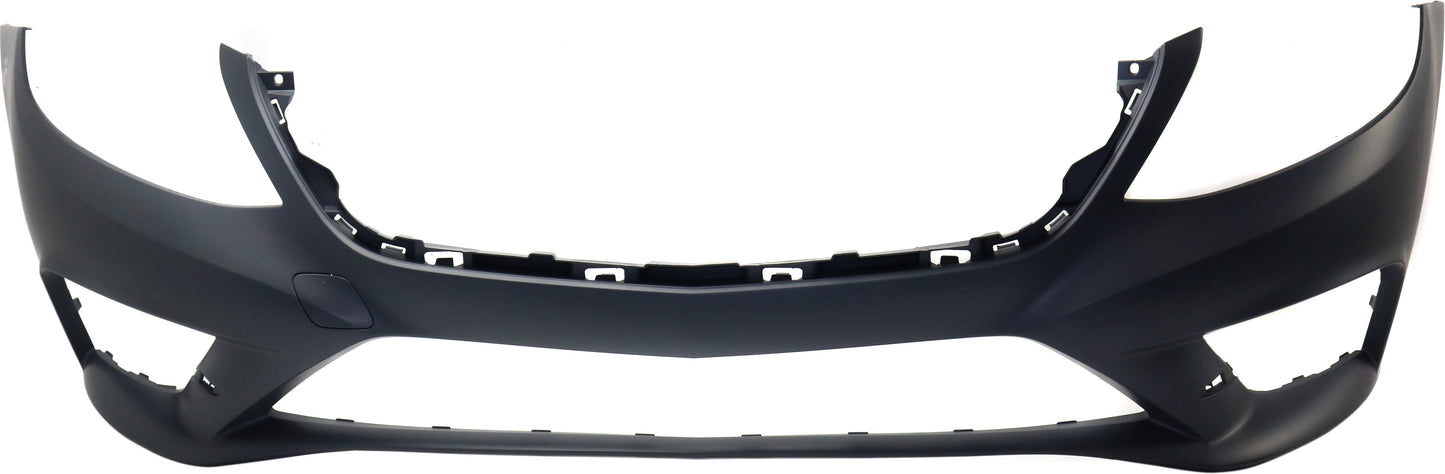 Front Primed Bumper Cover, Sedan, For Models With Sport Package, Without Parking Aid Sensor Holes