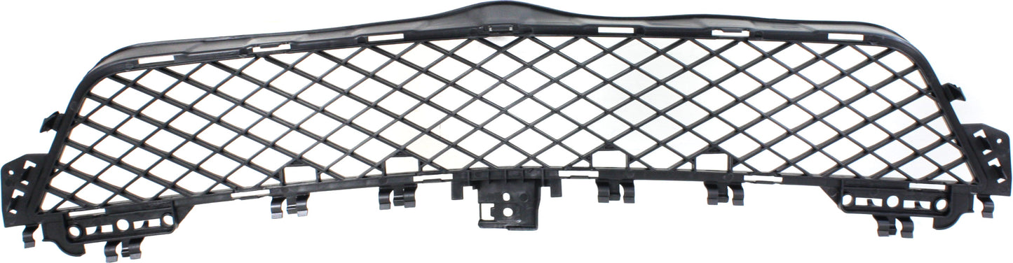 Front, Center Bumper Grille, Black
