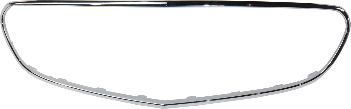 Grille Trim, Center, Chrome, CAPA Certified