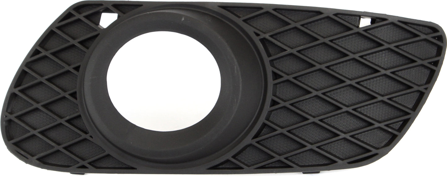 Front, Driver Side Fog Light Trim, Textured Black