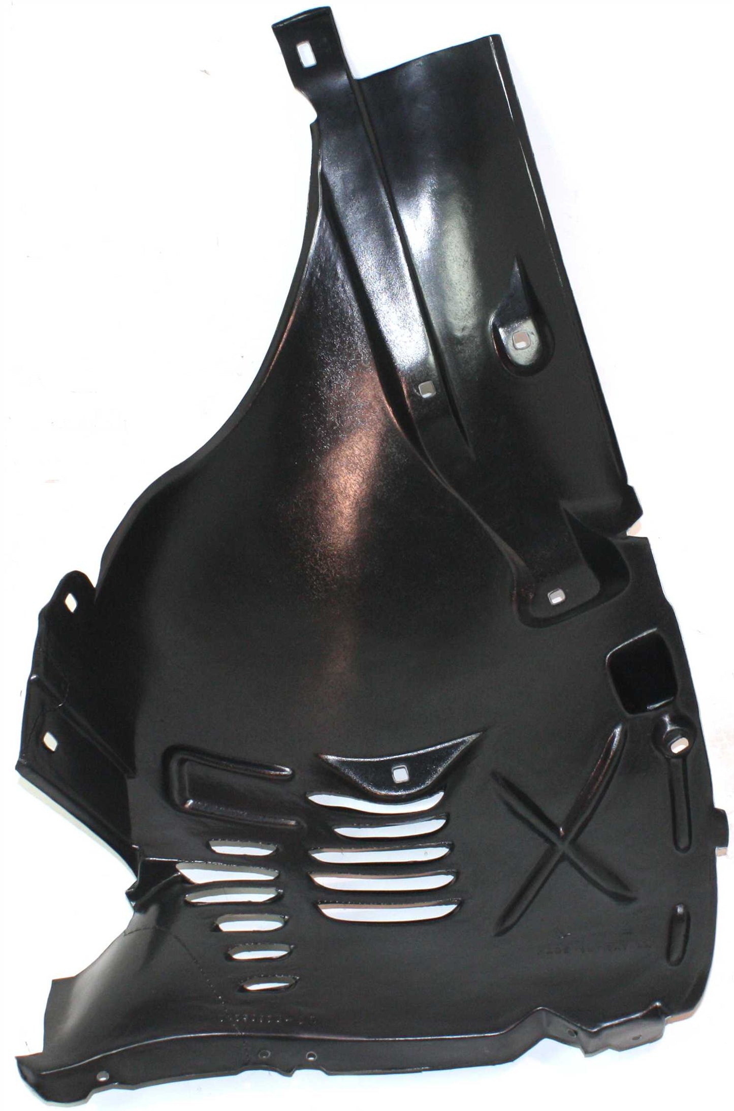 Front, Passenger Side, Front Section Fender Liner, RWD, Without Active Body Control