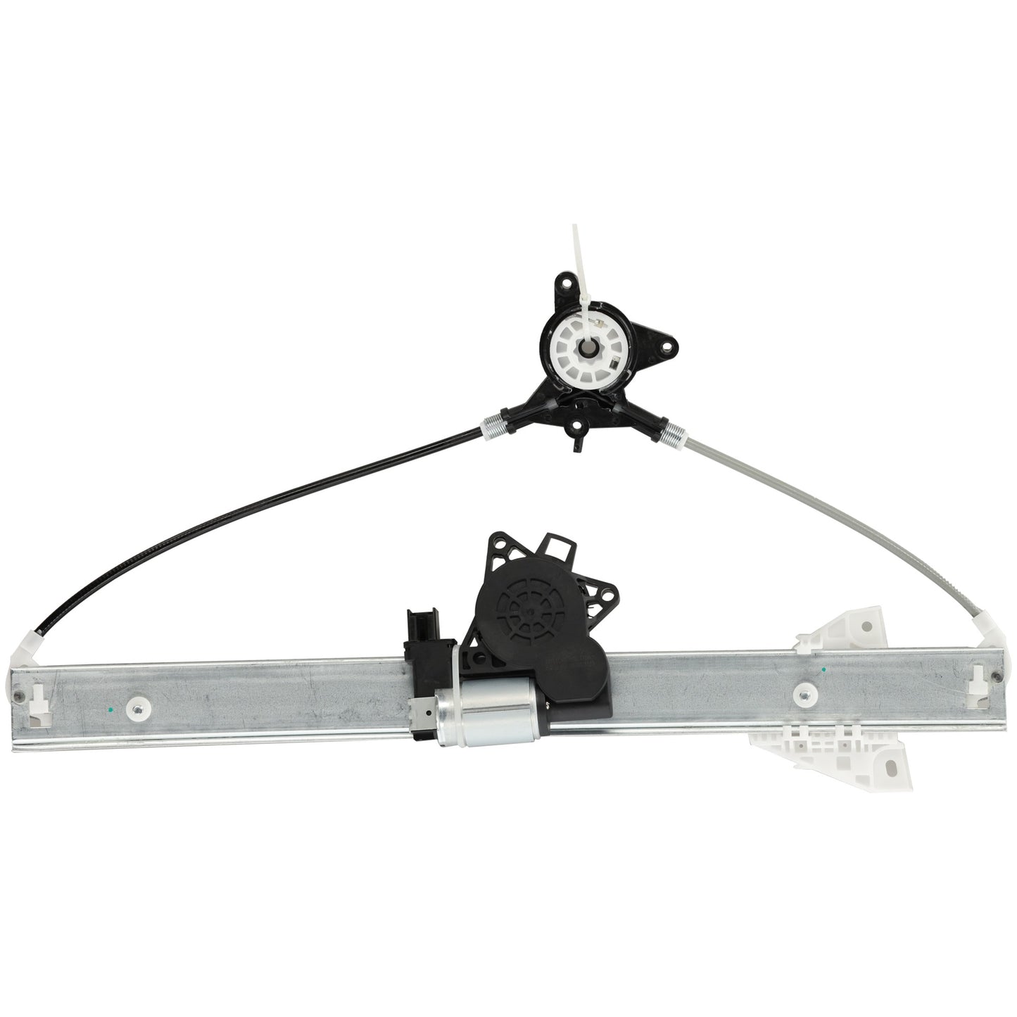 Front, Passenger Side Window Regulator, Power, With 2-Prong Connector