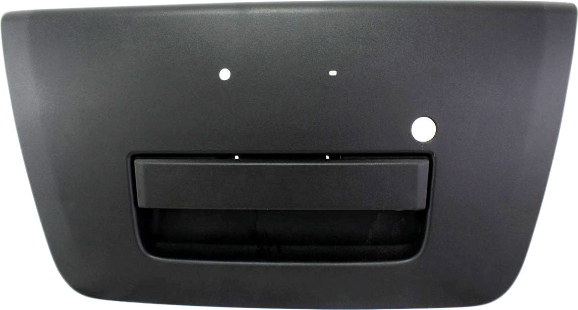 Tailgate Handle, Textured Black Plastic Without Camera Hole With Key Hole