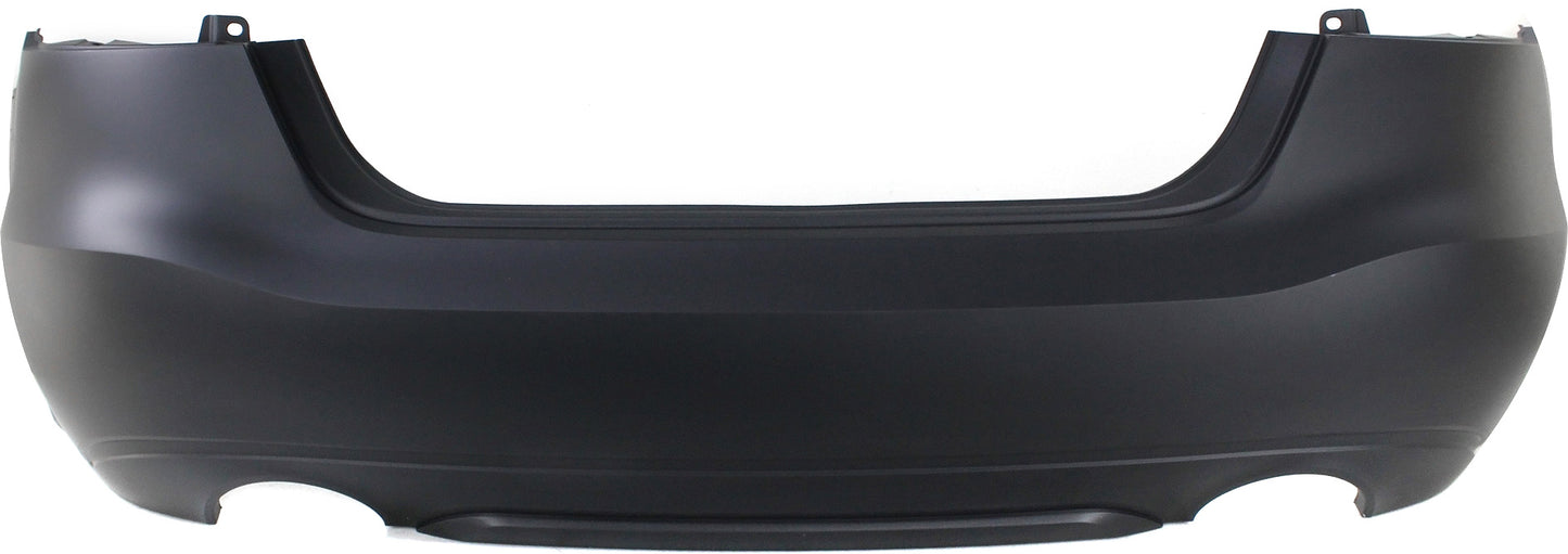 Накладка на задний бампер, грунтованная, для модели S