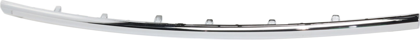 Накладка на центральный задний бампер, хром