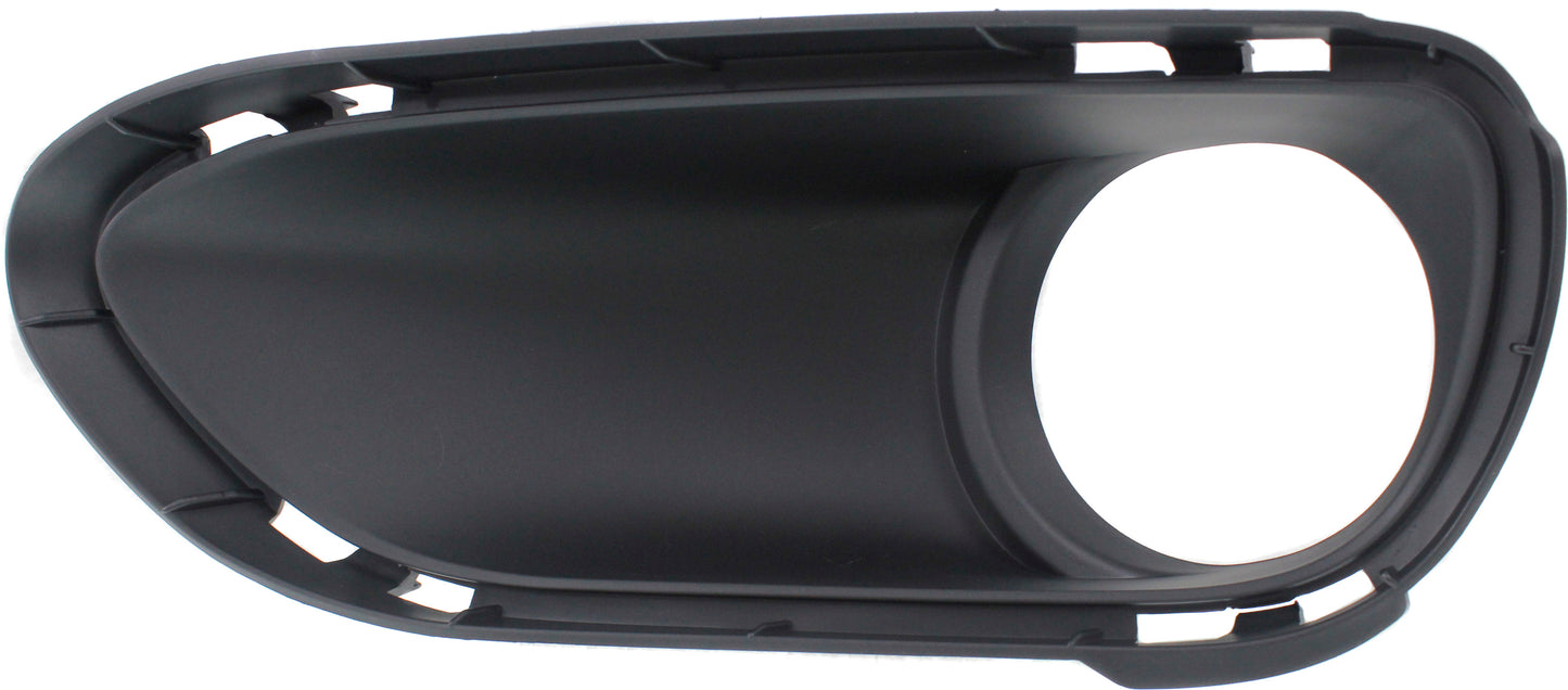 Front, Driver Side Fog Light Trim, Textured Black, Turbo Model