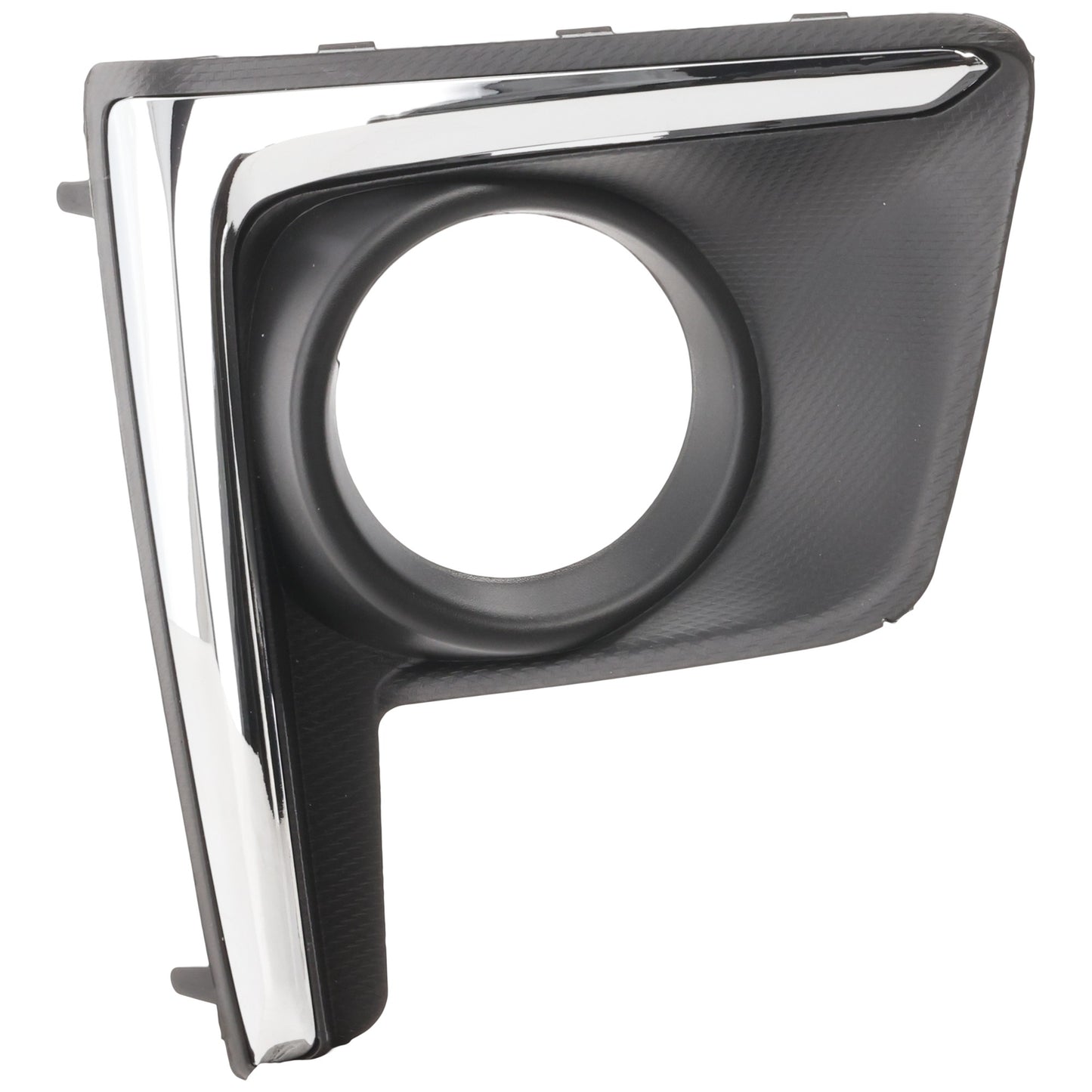 Front, Driver Side Fog Light Trim, Textured Black