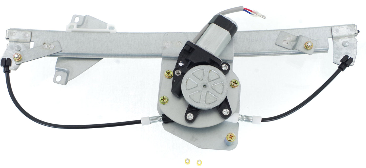 Rear, Driver Side Power Window Regulator, With Motor