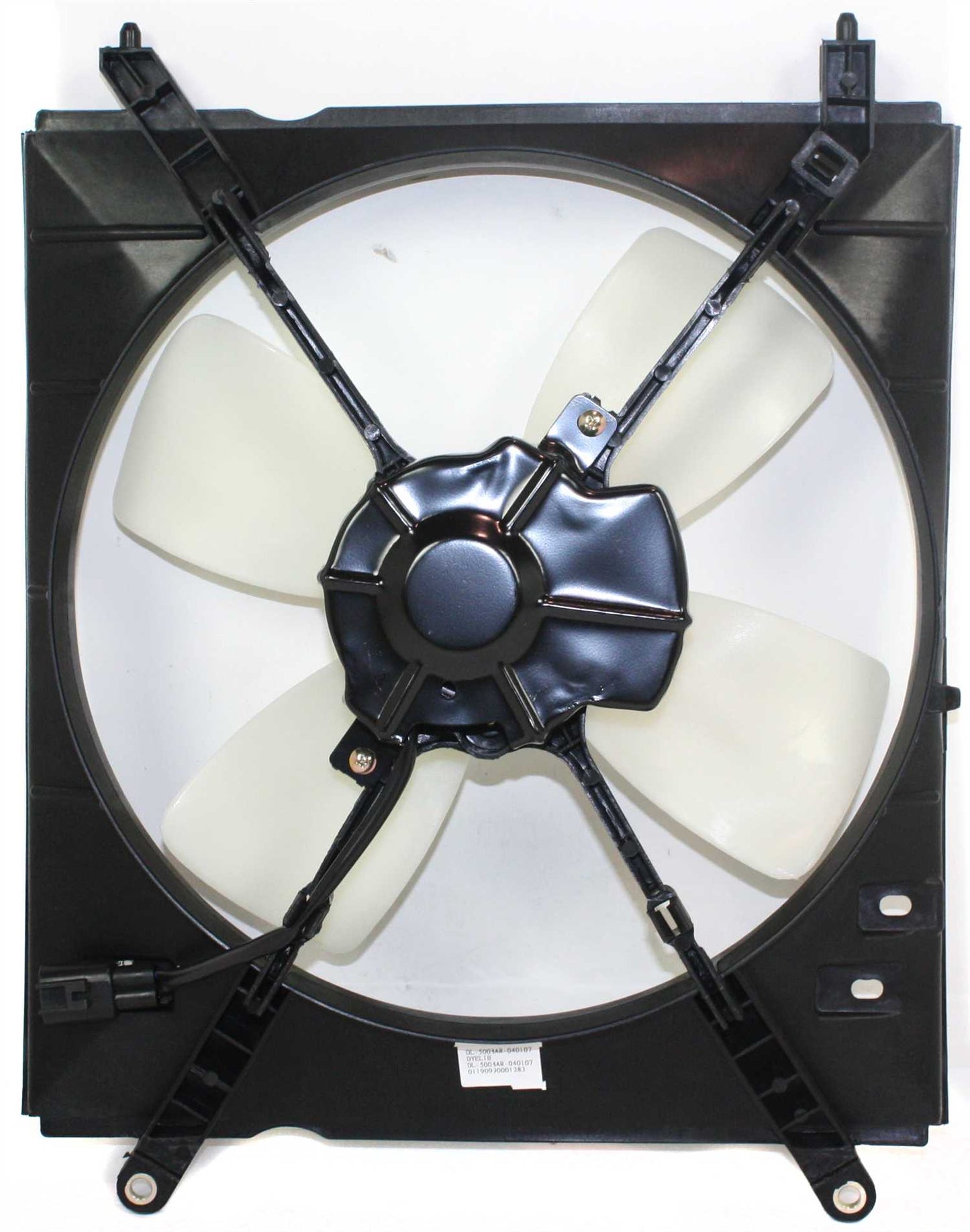 A/C Condenser Fan - Passenger Side Fan Blade, Motor and Shroud, 4 Cyl., 2.2L Engine