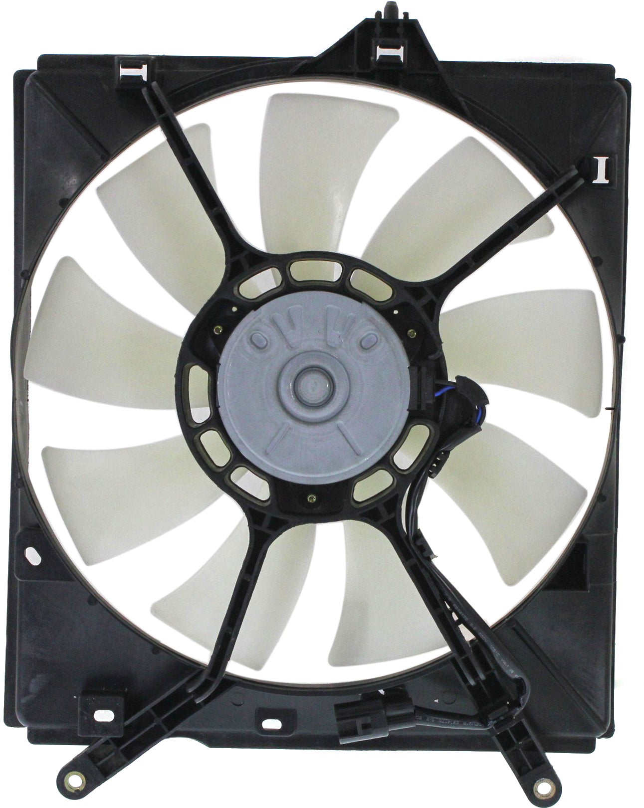 OE Replacement A/C Condenser Fan Passenger Side, 3.0L, 6Cyl, Single fan