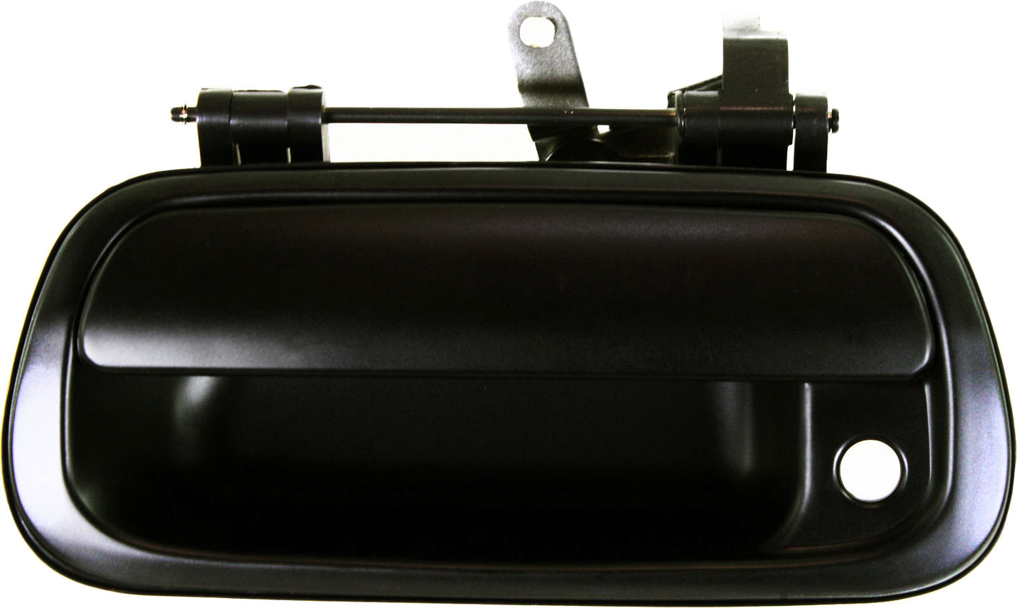 Tailgate Handle, Smooth Black Plastic Without Camera Hole With Key Hole