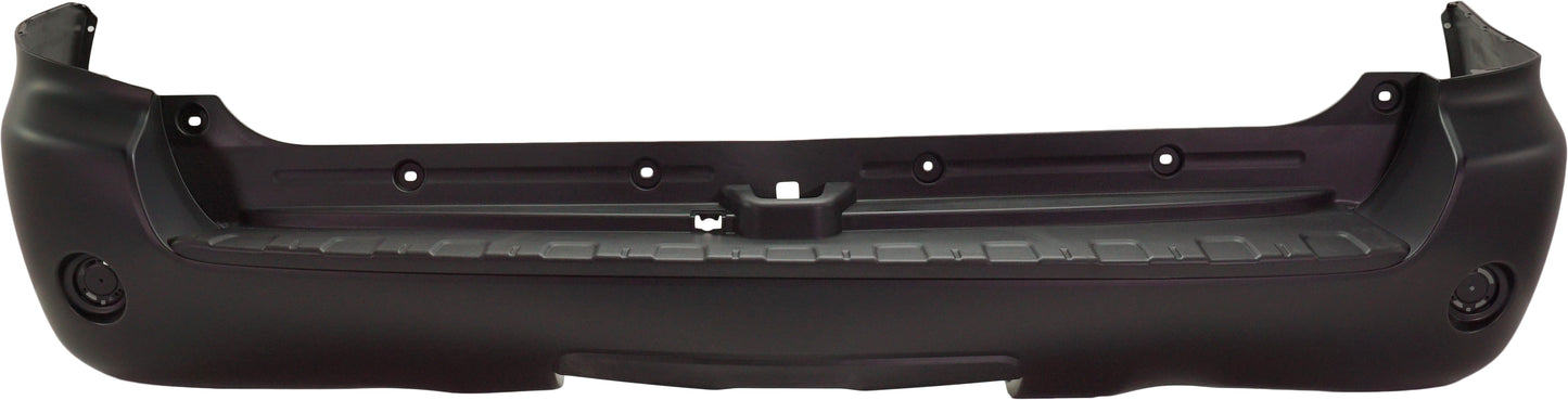 Rear Bumper Cover, Textured, Without Parking Aid Sensor Holes, SR5 Model, CAPA Certified