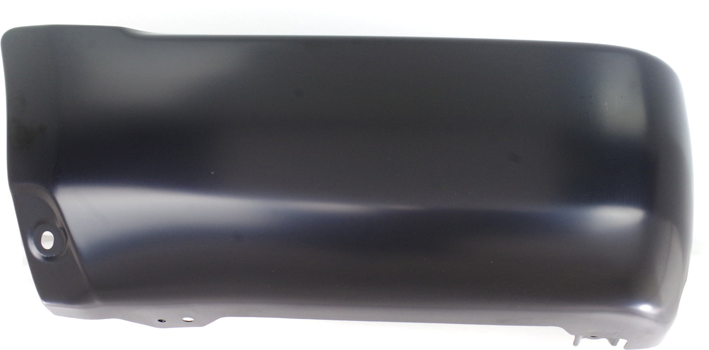 Rear, Driver Side Bumper End, Primed Steel