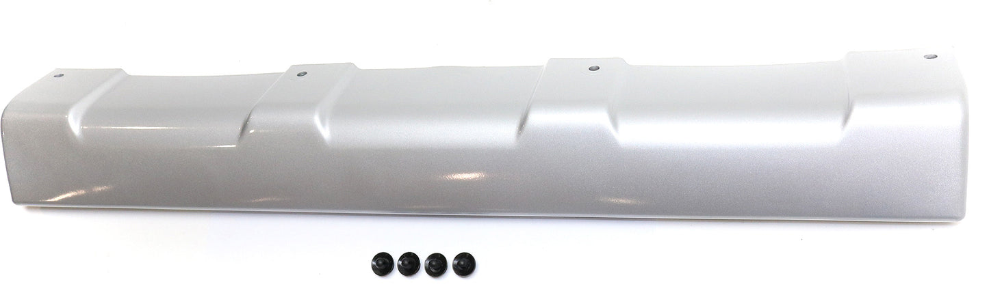 Rear, Lower Valance, Bumper Cover, Painted Silver