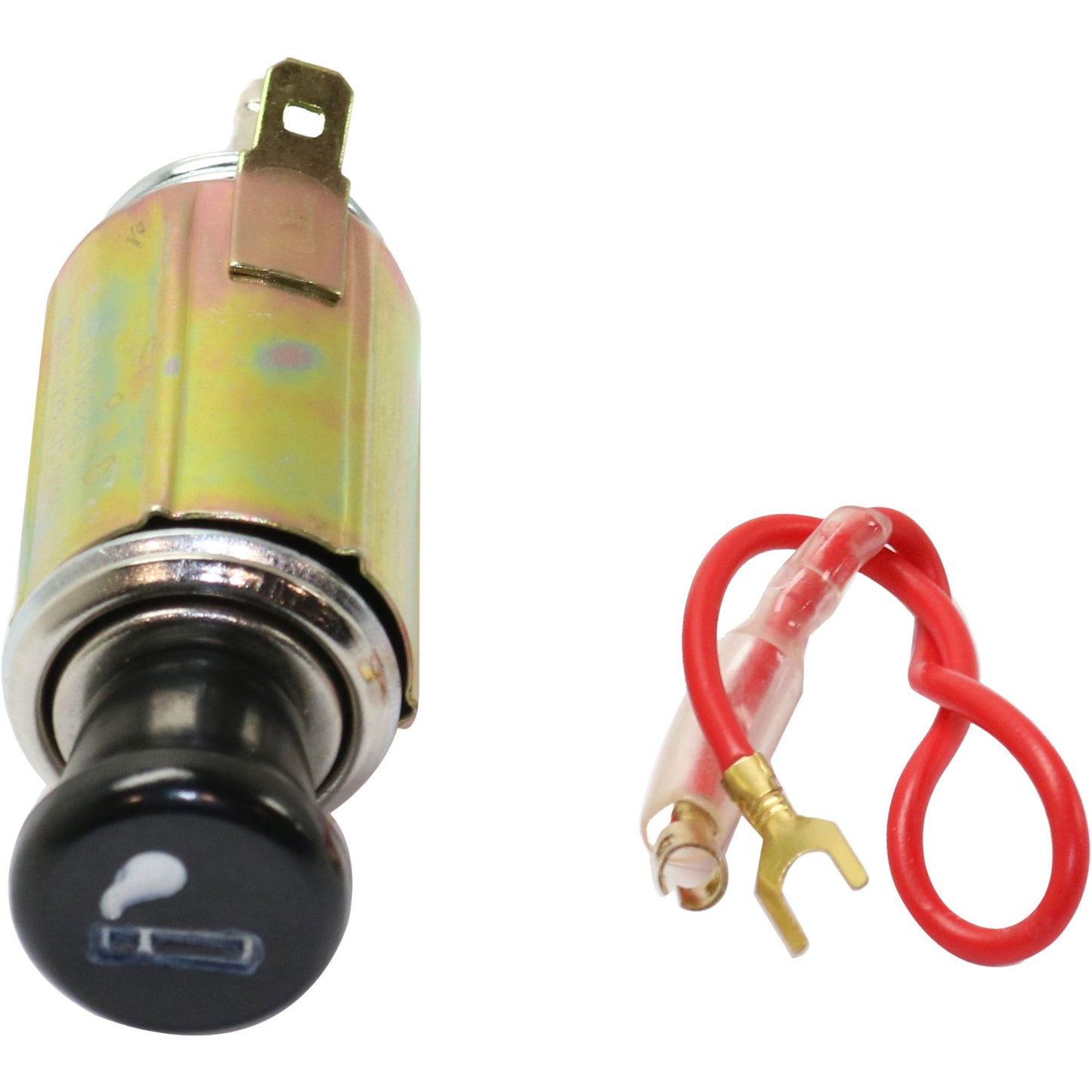 Cigarette Lighter - Black, Minor Modifications Required, Universal