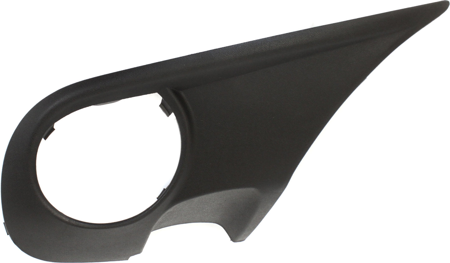 Front, Passenger Side Fog Light Trim, Textured Black