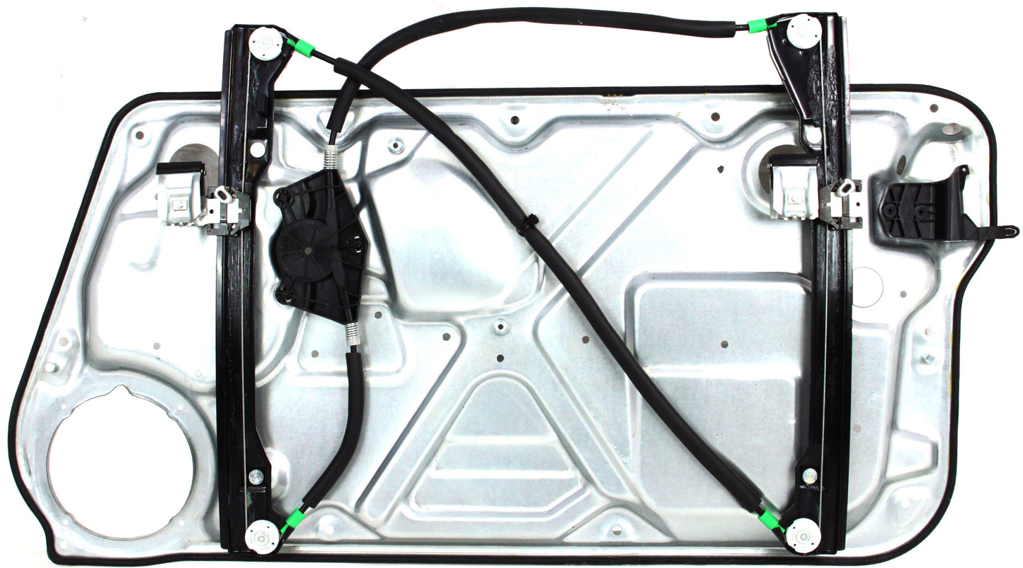 Front, Driver Side Window Regulator, Power,?with Panel, without Motor, Hatchback