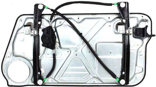 Front, Driver Side Window Regulator, Power,?with Panel, without Motor, Hatchback