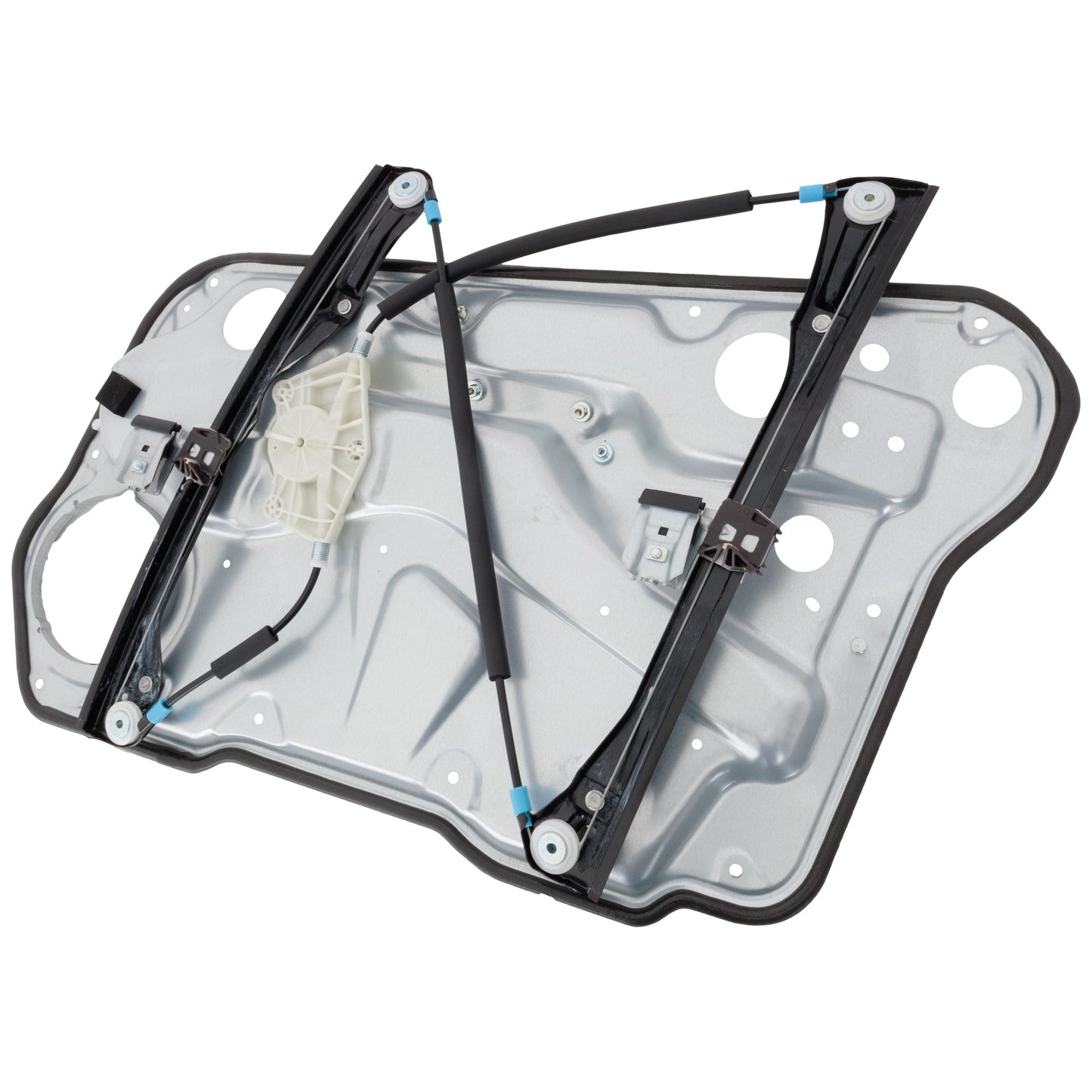 Front, Driver Side Manual Window Regulator, Hand-Crank Type, with Panel, 4-Door